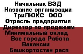 Начальник ВЭД › Название организации ­ ТриЛЮКС, ООО › Отрасль предприятия ­ Директор по продажам › Минимальный оклад ­ 1 - Все города Работа » Вакансии   . Башкортостан респ.,Баймакский р-н